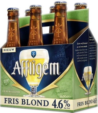 Affligem Fris Blond set van 6 flesjes á 0,33 liter